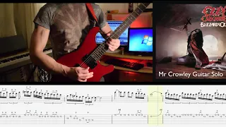 Ozzy Osbourne- Mr Crowley Guitar Solo tab (1st solo)