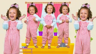 Cinco Macaquinhos Pulando na Cama - Música Infantil por Bella Lisa Show