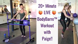 20+ Minute FAT BURNING, CARDIO BARRE Workout with Paige!!