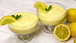 🍋 Do you have a lemon? Make this refreshing lemon dessert in minutes