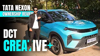 Tata Nexon Creative Plus DCT Ownership Review - Facelift Petrol Variant - Price & Mileage in Hindi