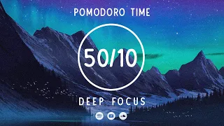 50 Minute Timer 📚 Lofi Pomodoro 50/10 📚 Deep Focus Lofi 📚 study timer 📚 3 x 50 min