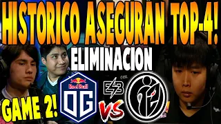 OG vs G2.IG [GAME 2] BO3 - ELIMINACION "TIMADO, WISPER vs MONET" - ESL ONE BIRMINGHAM 2024 DOTA 2