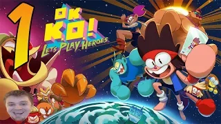OK K.O.! Let's Play Heroes Gameplay Walkthrough - PART 1 - New Pow Cards! (PS4, Xbox One & PC)