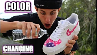COLOR CHANGING - Louis Vuitton Custom Shoes!  - INSANE!!