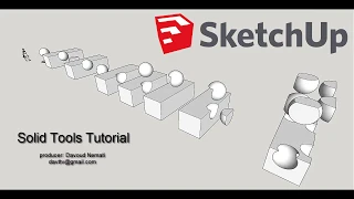 SketchUp solid tools tutorial