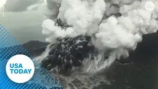 Smoke erupts from Indonesian volcano that triggered a deadly tsunami