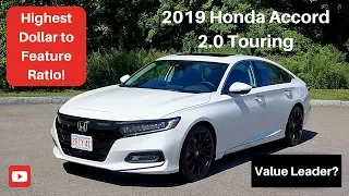 2019 Honda Accord 2.0 Touring Review - Best family sedan car value?
