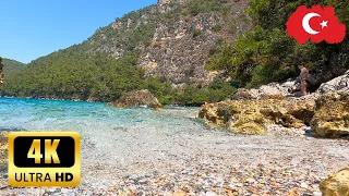 4K Video (Ultra HD) Unbelievable Beauty Kas Secret Beach Antalya