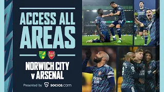 ACCESS ALL AREAS | Norwich vs Arsenal (0-5) | Goals, celebrations, reactions, fans & more!