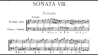 A. Corelli - Violin Sonata in E minor Op. 5 no. 8 - Score