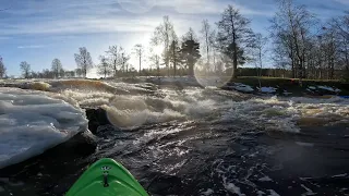 Forspaddling i Kynne Älv