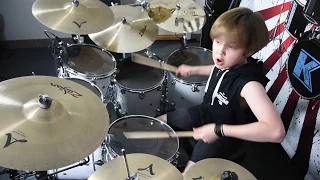 Green Day - Holiday | Kempton Maloney Drum Cover | 11 Years Old