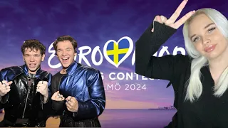 REACTION| SWEDEN MARCUS & MARTINUS “UNFORGETTABLE ” ! EUROVISION 2024 🇸🇪