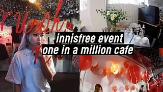 One in a Million Aesthetic Cafe, Innisfree F/W Red Collection Event & Unboxing Gifts | DTV #40