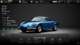 Gran Turismo 7 [PS4] Gameplay Clip | 3 Single Races | '72 Alpine A110