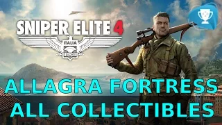 Sniper Elite 4 Allagra Fortress Mission 8 All Collectibles LETTERS REPORTS EAGLE ROSTER DOCUMENTS