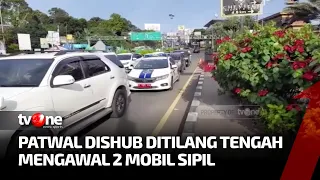 Mobil Patwal Dishub Ditilang Karena Melawan Arus | Kabar Siang tvOne