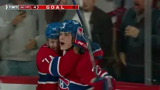 MUST SEE | Juraj Slafkovsky 1st career NHL goal | Montreal Canadiens