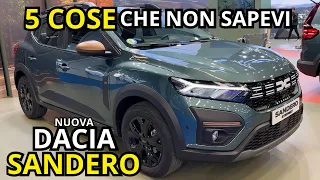 DACIA SANDERO 2023 | 5 COSE che NON SAPEVI sull'AUTO PIÙ ECONOMICA D'ITALIA