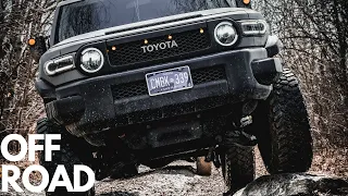OFF Road adventure in Ontario Canada. Toyota 4 Runner and FJ Cruiser tackle super muddy terrain!