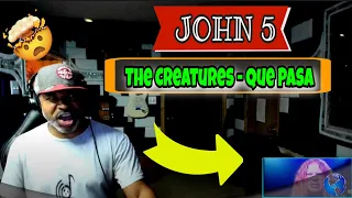 John 5, The Creatures - Que Pasa ft  Dave Mustaine - Producer Reaction