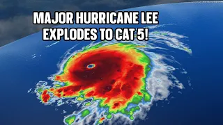 Major Hurricane Lee explodes to Cat 5