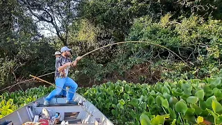 NÃO SEI DA ONDE ESSE PEIXE TIRA TANTA FORÇA , ELE É MAIS FORTE QUE A TRAÍRA. /PESCARIA DE TRAÍRA.