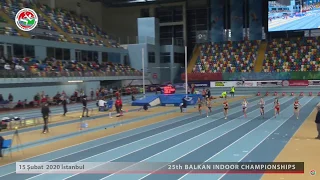 Women's 60m, FINAL, Balkan Indoor Championships 2020, Istanbul Turkey