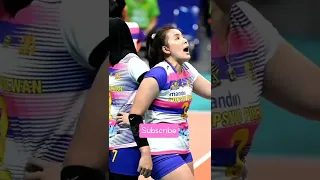 setter cantik popsivo polwan lagi protes !! #proliga22 #finalfour #youtubeshort