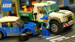 Обзор Лего Сити 60081. Мультики про Машинки для Детей. Машины Эвакуатор