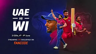 West Indies Tour Of UAE | Watch Live on FanCode