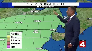 Metro Detroit weather: Severe storm threat looms