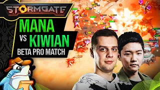 Kiwian vs Mana - Stormgate Beta Pro Set (cast)