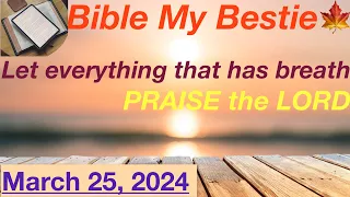 Bible Verse of the Day: MARCH 25, 2024