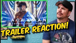 AQUAMAN 2 AND THE LOST KINGDOM Trailer REACTION! | DC | Jason Momoa