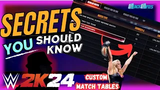 Get The Most Out Of Custom Match Tables In WWE 2K24
