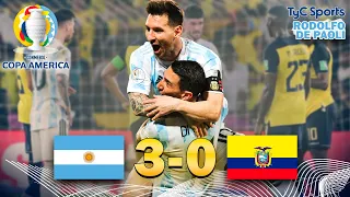 ARGENTINA 3-0 ECUADOR ⚽ Copa América 2021 - Highlights Extendidos