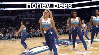 Honey Bees (Charlotte Hornets Dancers) - NBA Dancers - 4/10/2022 dance performance