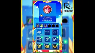 Mobile Legends Bang Bang Beatrix :- Beatrix Best Build And Emblem Setup - Gold Lane Tips 2023