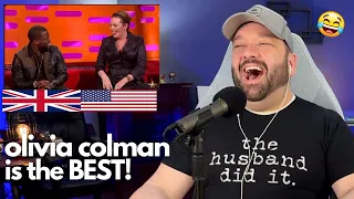 American Reacts to Graham Norton Try Not to Laugh - Part 6 *WITH BONUS OLIVIA COLMAN!*