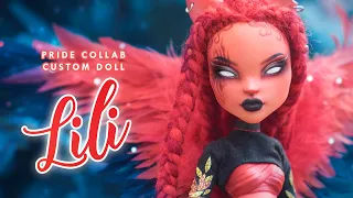 Lili 😈 • Lil Nas X tribute • Pride Collab Monster High OOAK • Custom Doll Tutorial