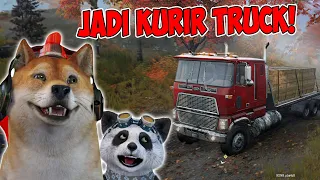 DUO KURIR TRUCK PENGANTAR PAKET TERJEBAK DI LUMPUR!! - SnowRunner Indonesia