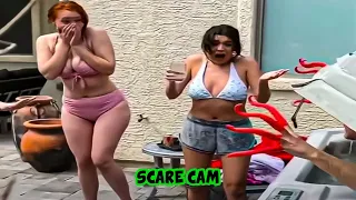 BEST SCARE CAM Priceless Reactions 2024😈#41 | Funny Videos TikTok🤣🤣 | CoCo Scare Cam |