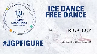 Riga - Free Dance - ISU - JGP 2017