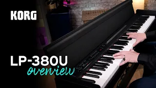 Korg LP-380U overview - perfect piano performance