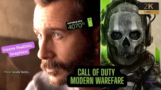 RTX 4070 Ti - Call of Duty Modern Warfare Gameplay Part 2  [2K 60FPS RAY TRACING] - No Commentary