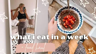 VERY REALISTIC WHAT I EAT IN A WEEK + FOOD SHOP | EMILY ROSE