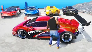 GTA 5: Stealing Super Cars with Franklin #24 (GTA V Collecting Most Expensive Cars)