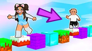 Roblox Obby BUT its MINECRAFT!
